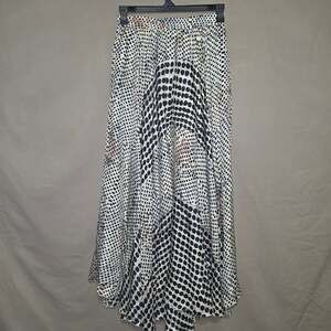 Mes Demoiselles Paris Dan Silk Polka Dot Maxi Skirt Size 38